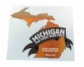 Michigan The Great Beer State logo decal, 5.75